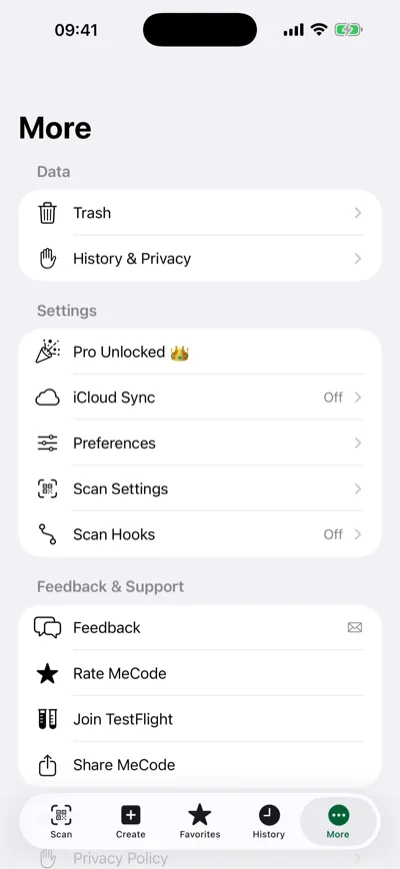 Sync with iCloud